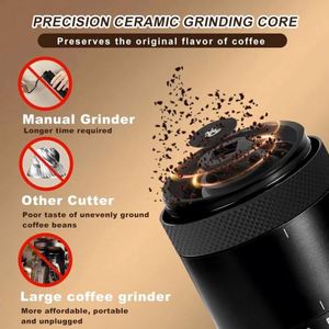 Digital New 38 Levels Adjustment Wireless <b>Coffee</b> <b>Maker</b> <b>Portable</b> Electric USB Rechargeable <b>Portable</b> <b>Coffee</b> Grinder for Espresso - Product Image 5