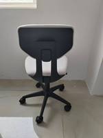 Chaise de bureau ergonomique simple, réglable en hauteur, pivotante, avec tissu respirant, pour poste de travail à domicile ou au bureau
