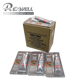 Nouvelle colle originale pour pièces détachées automobiles <span class=keywords><strong>Abro</strong></span> Grey 999 RTV Silicone Instant Gasket Maker, plus rigide, utilisation sûre, pour moteurs <span class=keywords><strong>de</strong></span> voitures importées - Product Image 2