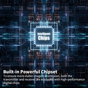 <b>Wireless</b> Transmitter and <b>Receiver</b> 300M 0.06s Latency <b>Wireless</b> Extender Kit 1080P for DSLR Laptop PC STB to TV Monitor - Product Image 2