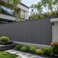 Panel de Pared Exterior ASA 100 de WPC, Perfil Estrecho, Revestimiento para Cercas de Jardín y Patio, WYRAX