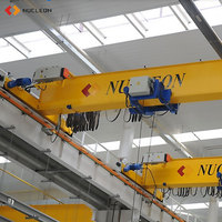 Ponts roulants industriels Euro-Cranes 1 à 20 tonnes CE ISO, largement utilisés, à commande VFD, à poutre simple, pour ateliers de machinerie