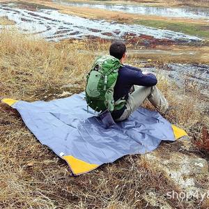 Couverture de pique-nique rectangulaire Woqi Pocket Blanket, 2 kg, nylon, imperméable, pour usage extérieur - Product Image 1