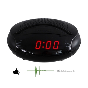 Venta directa <span class=keywords><strong>de</strong></span> fábrica Buena calidad Búsqueda automática AM/FM Radio portátil LED Snooze Despertador - Product Image 4