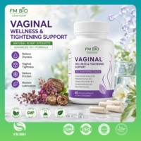Capsules de soins intimes féminins en marque privée OEM, extrait de plantes concentré, soutien pour le bien-être vaginal et le resserrement, 60 capsules végétales
