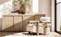 Fauteuil d'appoint moderne et luxueux en fourrure de mouton crème, écologique, avec structure en bois massif, pour chambre et salon
