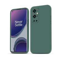Coque carrée originale en Silicone liquide pour OnePlus, pour 9 Pro, 9R, 8, 7T, 8T Pro, Nord 2, CE
