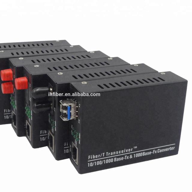 10/100/1000M Gigabit dual fiber with FC port Fiber Optical Media Converter