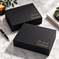 Boîte cadeau magnétique pliable de Noël personnalisée, boîte en papier rigide avec logo personnalisé, OEM ODM, boîte d'emballage à fermeture magnétique pliable