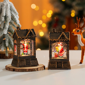 Nueva Lámpara de Aceite Luminosa con Agua, Decoración Navideña, Regalo de Navidad, Luz Nocturna, Adorno de Lámpara de Aceite, Casita - Product Image 4