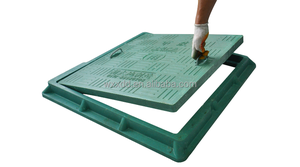 Dễ dàng cài đặt & bảo trì nhựa <span class=keywords><strong>manhole</strong></span> bìa cho người đi bộ khu vực chống trượt bề mặt vật liệu SMC BMC - Product Image 3