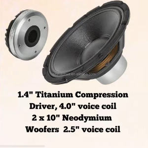 Hdl 30-A Dual 10-Zoll-Aktiv-Zwei-Wege-<span class=keywords><strong>Line</strong></span>-<span class=keywords><strong>Array</strong></span>-Lautsprecher mit profession ellen Pro-Sound-Außen lautsprechern mit Neodym-Magnet antrieb - Product Image 3