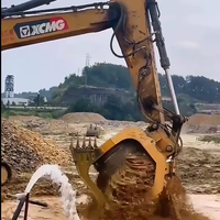 Bucket Rotary Sieve Excavator 5-30 Ton, Bucket Penyaring Berputar untuk Pembersihan Lahan, Pemisahan Batu dan Tanah