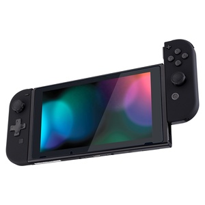 Coques de remplacement souples noires EXtremeRate Soft Touch pour NS (version D-pad) Gauche et Droite pour Nintendo Switch OLED - Product Image 5