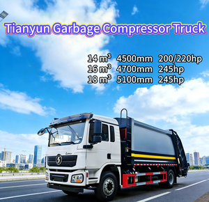 Camion Compattatore per Rifiuti Urbani 2026, Capacità 18 m³, per Trasporto e Compattazione Rifiuti Domestici - Product Image 1
