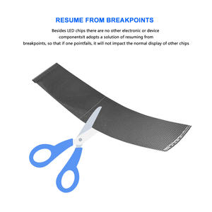 <span class=keywords><strong>Film</strong></span> LED transparent flexible auto-adhésif pour écran LED intérieur, <span class=keywords><strong>bon</strong></span> prix, pour la publicité vidéo sur les murs en verre - Product Image 3