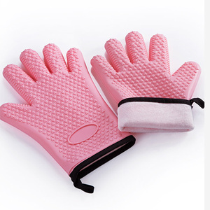 Chịu Nhiệt Silicone Lò Mitts, Bông Lót Lò Găng Tay Bếp Lò Găng Tay BBQ Găng Tay - Product Image 3