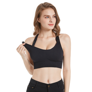Reggiseno Sportivo Senza Cuciture per <span class=keywords><strong>Allattamento</strong></span>, Personalizzabile con Logo, per Yoga e Fitness, ad Alto Impatto, con Apertura Frontale, per Donne in Gravidanza - Product Image 4