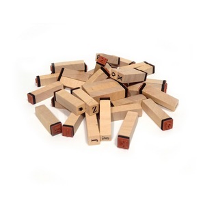 Tuỳ Chỉnh Bảng Chữ Cái Số Đồ Họa Bằng Gỗ Cao Su Mực <span class=keywords><strong>Stamp</strong></span> Cho Trẻ Em Giáo Dục - Product Image 6