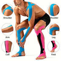 Bande de kinésiologie sportive imperméable en rayonne pour athlètes, thérapie sportive