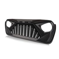Gobison Nouveau Design pour Accessoires 4x4 Tout-Terrain Grille Avant de Voiture pour JEEP Wrangler JL