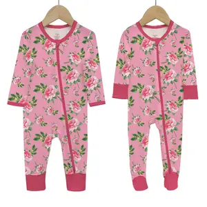 Girls Floral Baby Clothes Color Infant Unicorn Jumpsuits Newborn Boys Bamboo Baby Romper