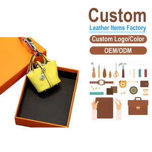 Mini Picotin Bag Charm with Silk Scarf Handle – Factory Direct Supply for Car Key & <b>Purse</b> Accessories - Product Image 2