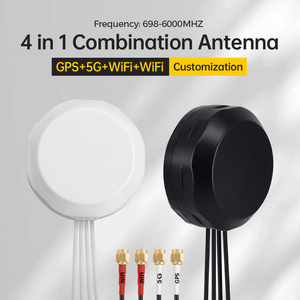 Custom Omnidirectional IP67 Waterproof <strong>Outdoor</strong> <strong>Antenna</strong> 4 In 1 Combo <strong>Antenna</strong> ASA Material Shell Cable From Side And 3M Adhesive - Product Image 2
