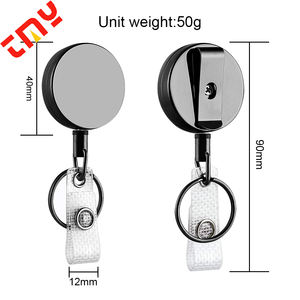 Tùy Chỉnh Heavy Duty Huy Hiệu Y Tế Reels Y Tá Thăng Hoa <span class=keywords><strong>Blanks</strong></span> Với Clips Kim Loại Điều Dưỡng Huy Hiệu Reel Retractable - Product Image 2