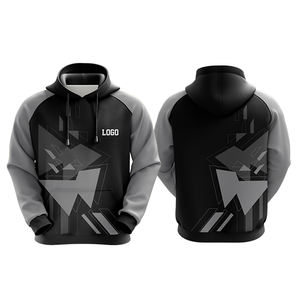 Sweat à capuche personnalisé avec fermeture éclair, design gratuit, activant la couleur, de haute qualité, avec tissu respirant pour adulte - Product Image 4