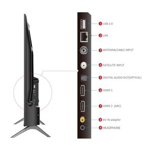 <span class=keywords><strong>Téléviseur</strong></span> intelligent <span class=keywords><strong>TCL</strong></span> <span class=keywords><strong>QLED</strong></span> FHD Google TV édition internationale 43 pouces noir HDR10 pour - Product Image 4