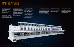 Máy thêu vi tính Ricoma dòng FP, máy thêu nhiều đầu, máy thêu phẳng chuyên nghiệp - Product Image 3