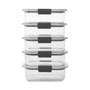 Db <b>Food</b> Storage <b>Containers</b> 3.2 Cup Tritan <b>Plastic</b> Bpa Free Stackable <b>With</b> Clip On <b>Lids</b> For Kitchen Fridge Use - Product Image 3