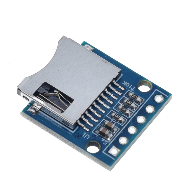 TZT Micro SD Storage Expansion Board Mini Micro SD TF Card Memory Shield Module With Pins for Arduino ARM AVR