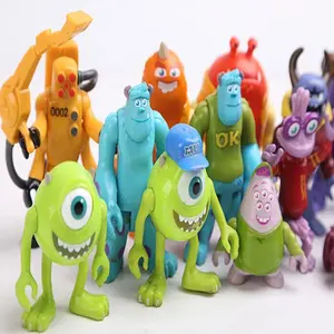 Boneco de monsters university brinquedos de modelo de desenhos animados, brinquedos de plástico