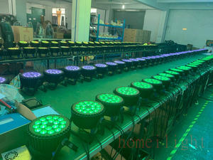 Foco LED Par Delgado de 18*18W, RGBWA+UV 6 en 1, <span class=keywords><strong>Spot</strong></span> Wash DMX, Parcan Plano para Escenario, Bodas, Club, DJ, Espectáculos - Product Image 5