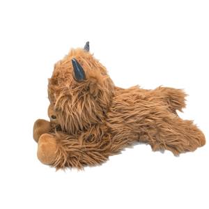 Logisch, grensoverschrijdend populair simulatie Highland Cow knuffeldier, internetberoemd langharig koeienknuffel - Product Image 1