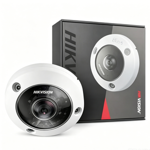 Cámara CCTV <span class=keywords><strong>HIK</strong></span> DS-2CD6365G1-IVS 6MP DeepinView Fisheye Original, Nueva, con Conteo de Personas, Desenfoque, Audio Bidireccional, IP67, IK10 - Product Image 1