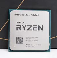 Processeur de jeu d'occasion pour Ryzen 7 5700X3D AM4 Tray CPU 96MB 3D V-Cache