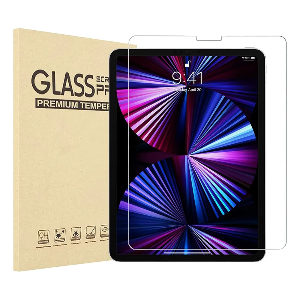 Wholesale Screen Protector For iPad Pro 10.5 Premium Tempered Glass For iPad pro 3th 11 inch 2021 for iPad 10 2022