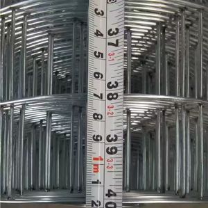 <span class=keywords><strong>Grillage</strong></span> soudé renforcé résistant à la corrosion 3 mm 10x10 cm, maille métallique noire pour usine industrielle et sécurité aéroportuaire - Product Image 4