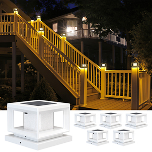 Уличный Солнечный садовый столб, светодиодный фонарь для солнечной энергии - Product Image 2