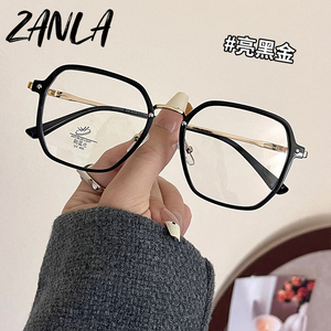 Lunettes Rétro Ultralégères Bleues à Monture en Métal pour Fille, Monture Plaine, <span class=keywords><strong>Lunette</strong></span> de Lumière Bleue Transparente, Lunettes pour Femmes - Product Image 5