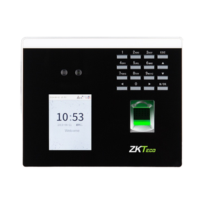 Registro de reconocimiento facial de trabajo de empleado ZK XFCE100 con Software Máquina de asistencia portátil Tiempo de huella dactilar Wifi - Product Image 1