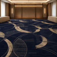 Tapis tissés à la machine mur-à-mur pour chambres d'hôtel, 8mm/12mm, en nylon tufté, lavables, pour la prière et les chambres de golf