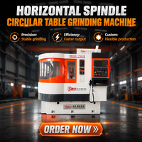 Machine de rectification horizontale CNC à haute rigidité avec système FANUC pour pièces semi-conductrices