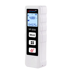 Mini Medidor láser de operación simple Mediciones individuales/múltiples de longitud/área/volumen/altura Distancia láser de haz láser rojo Met - Product Image 1