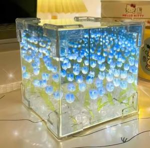 Materiales para Manualidades, Lámpara Nocturna <span class=keywords><strong>de</strong></span> Tulipanes, <span class=keywords><strong>Cubo</strong></span> <span class=keywords><strong>de</strong></span> <span class=keywords><strong>Rubik</strong></span>, Rosas Hechas a Mano para Regalos <span class=keywords><strong>de</strong></span> Novia, Lámparas <span class=keywords><strong>de</strong></span> Mesa con Espejo <span class=keywords><strong>de</strong></span> Flores <span class=keywords><strong>de</strong></span> Tulipán - Product Image 4