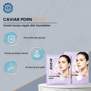 Masque en feuille PDRN à l'extrait de caviar d'œufs de saumon pour le visage, raffermissant et tenseur, soin de nuit pour tous types de peau - Product Image 1