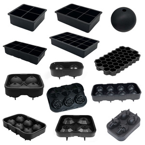 <span class=keywords><strong>Moule</strong></span> de hockey sur glace <span class=keywords><strong>en</strong></span> <span class=keywords><strong>silicone</strong></span> 6 carrés et circulaires écologique <span class=keywords><strong>Moule</strong></span> à glaçons 15 carrés Boîte de fabrication d'aliments 37 carrés Outils de crème glacée - Product Image 2